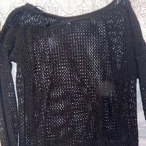 See through cardigan